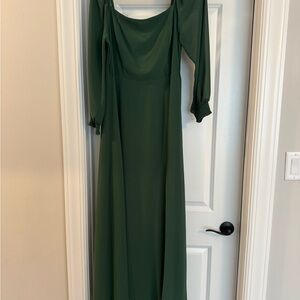 Baltic Born Forest Green Long Sleeve Dress